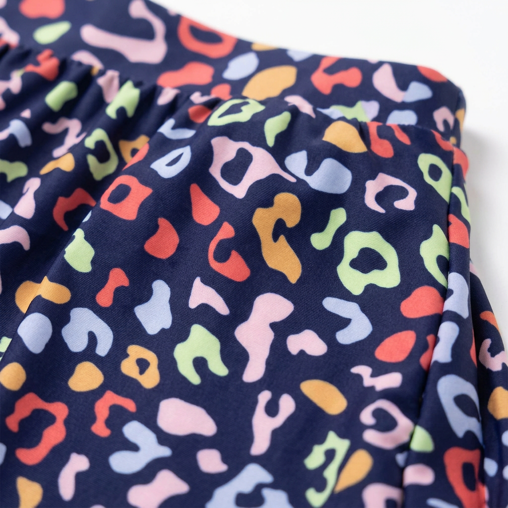 Bañador Entero Estampado Leopardo Resistente al Cloro
